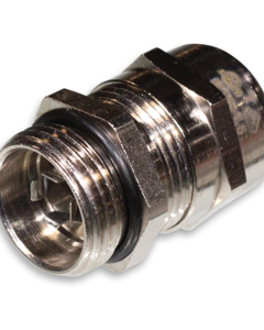 Verschraubung EMV M20 Messing vernickelt 6-12mm